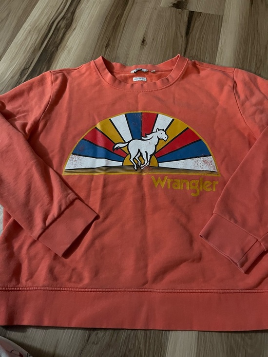 Wrangler Tops - Wrangler 100% Cotton Horse Long Sleeve Shirt  Women’s Size L